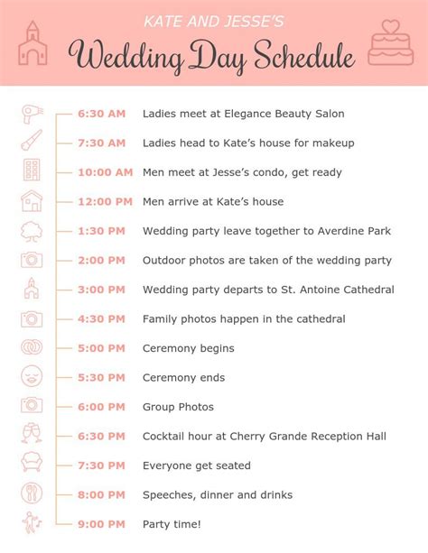 dating wedding timeline